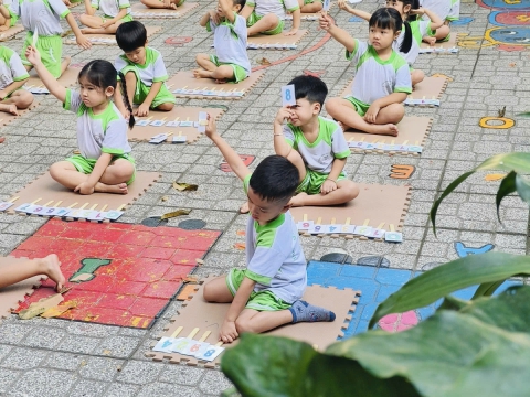 Thi định kỳ tại  trường mầm non Chim Non