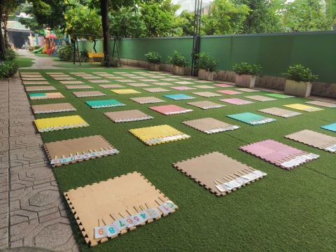 Buổi thi định kỳ tại trường mầm non Hải Âu 2