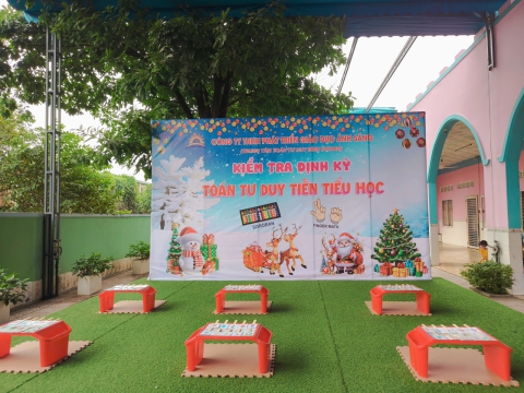 Buổi thi định kỳ tại trường mầm non Hải Âu 2