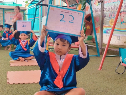 Thi định kỳ tại  trường mầm non Búp Sen Hồng 2