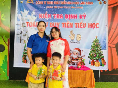 Thi định kỳ tại trường Mầm Non  Minh Thảo 2- Đại Đăng