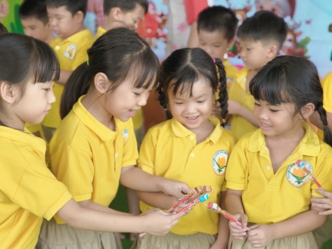 Thi định kỳ tại trường Mầm Non  Minh Thảo 2- Đại Đăng