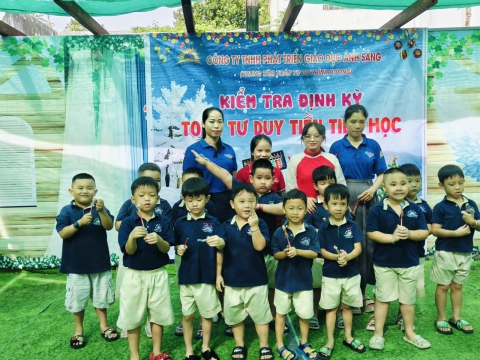 Thi định kỳ tại trường mầm non Khai Trí ( TDM)