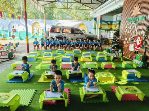 Thi định kỳ tại Mầm Non Ánh Bình Minh