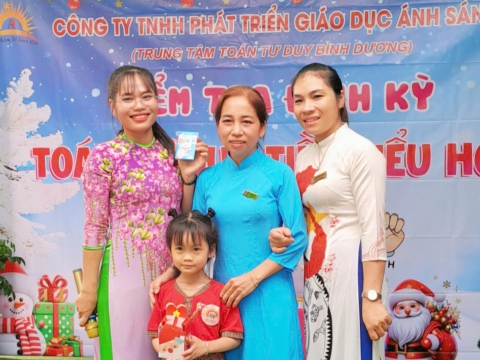 Thi định kỳ tại trường Mầm Non Hoa Nắng