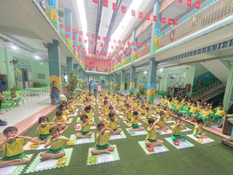 Thi định kỳ tại trường Mầm Non Ngôi Sao Nhỏ