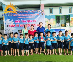 Thi định kỳ tại Mầm Non Ánh Bình Minh