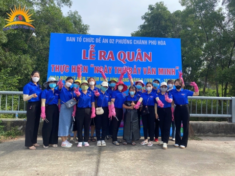 CHÀO MỪNG ĐẠI LỄ 2/9 VÀ THỰC HIỆN " NGÀY THỨ BẢY VĂN MINH " 