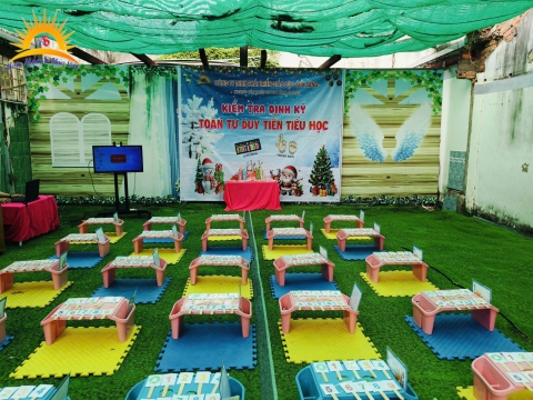 Thi định kỳ tại trường mầm non Khai Trí ( TDM)